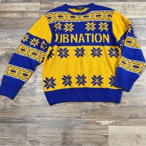Golden State Warriors Dub Nation Christmas Sweater Size XL